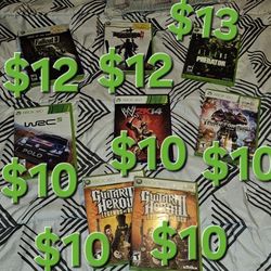 Xbox 360 Games $10 $12 $13 Each 