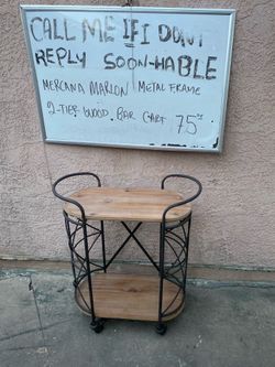 Vintage bar cart