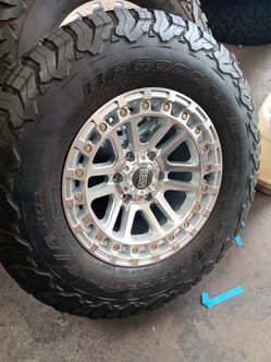 17 axd rims 6 lug 6x139 6x5.5 on used tires 285 70 17