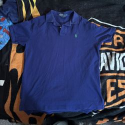 Vintage Polo Ralph Lauren Dark Blue Polo Shirt