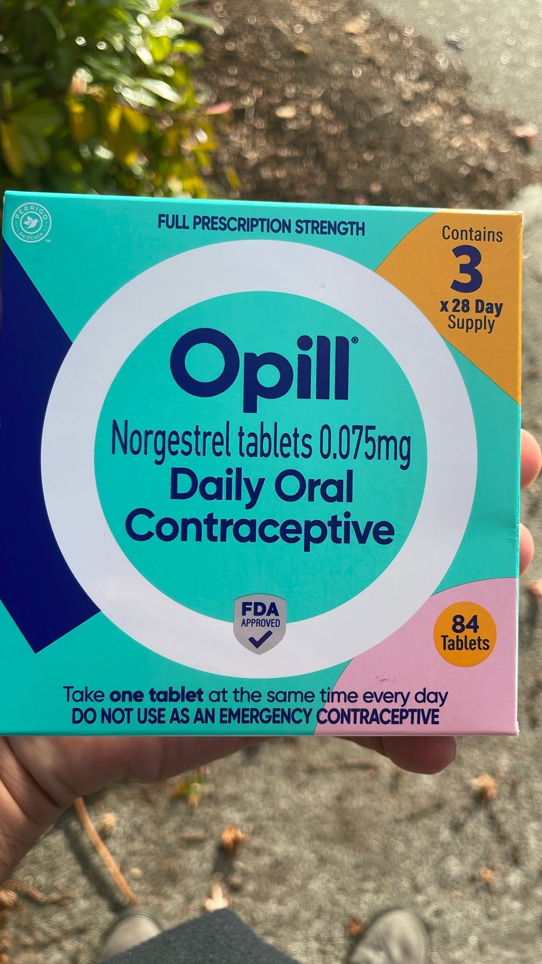 Opill Daily oral Contraceptive