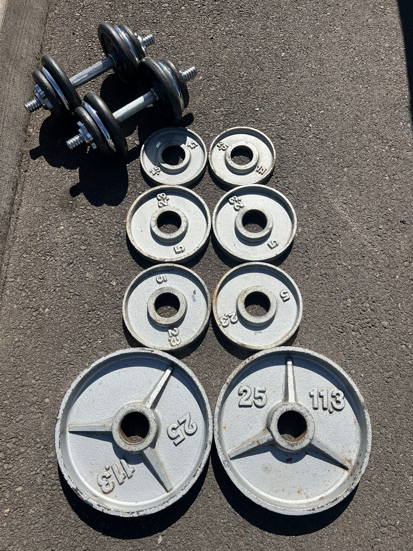 115lbs Weight Set
