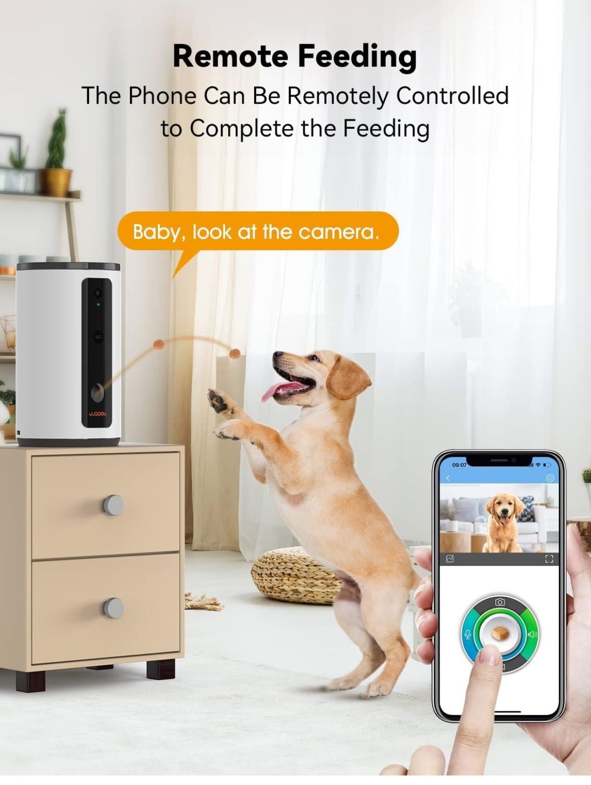 Dog Camera With Treat Tossing