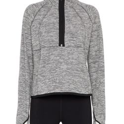 Tek Gear Women's Micro Fleece Popover Sweatshirt in Gray, Size L