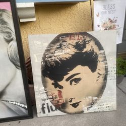 Audrey Hepburn Wall Art