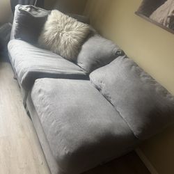 Small Gray Sofa 