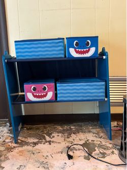 Baby Shark Toy Organizer and Activity Table