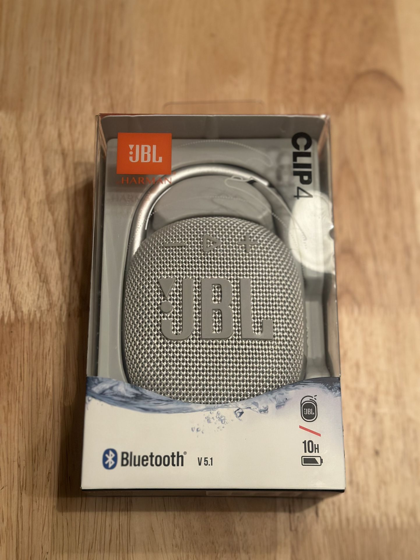 JBL Clip 4 Wireless Bluetooth Speaker Silver