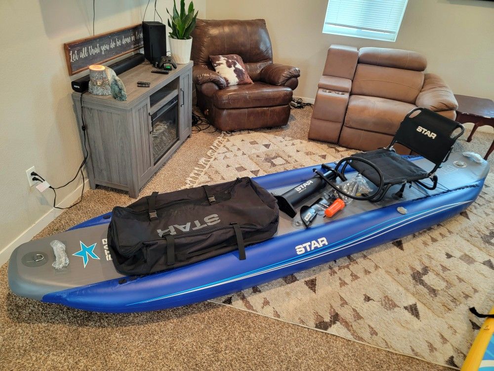STAR Rival - Sit on top Kayak with metal framed chair