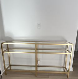 Amarise Console Table Brass Gold