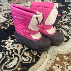Kids Sz 12 Columbia Snow Boots 