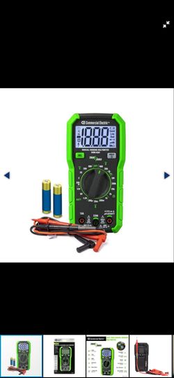 Commercial Electric DMM-8301 Manual-Ranging Multimeter