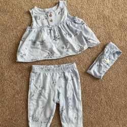 Carters Baby Girl 3 Month Set 