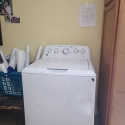 White GE Top Washer 
