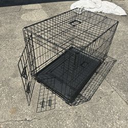 Single Door Folding Wire Dog Crate