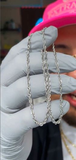 10k real  white gold