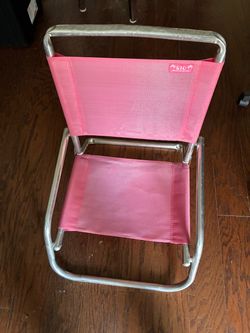 Rio Beach Collection Folding Beach Chair Pink