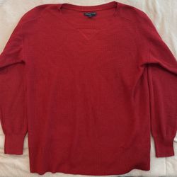 American Eagle Outfitters Red Crewneck Sweater