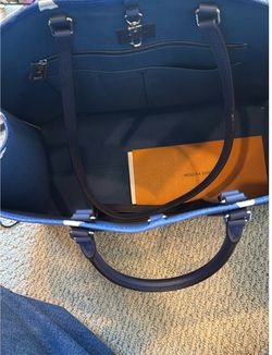 Louis Vuitton Blue & White Monogram Tie-Dye Tote