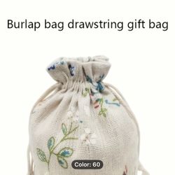 Burlap Drawstring Bags