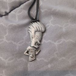 Vintage Beavis death Rock pendant