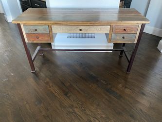 Rustic Wooden Desk & Chair