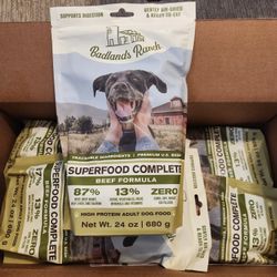 GREAT DEAL!!!Badlands Superfood For Dogs $90