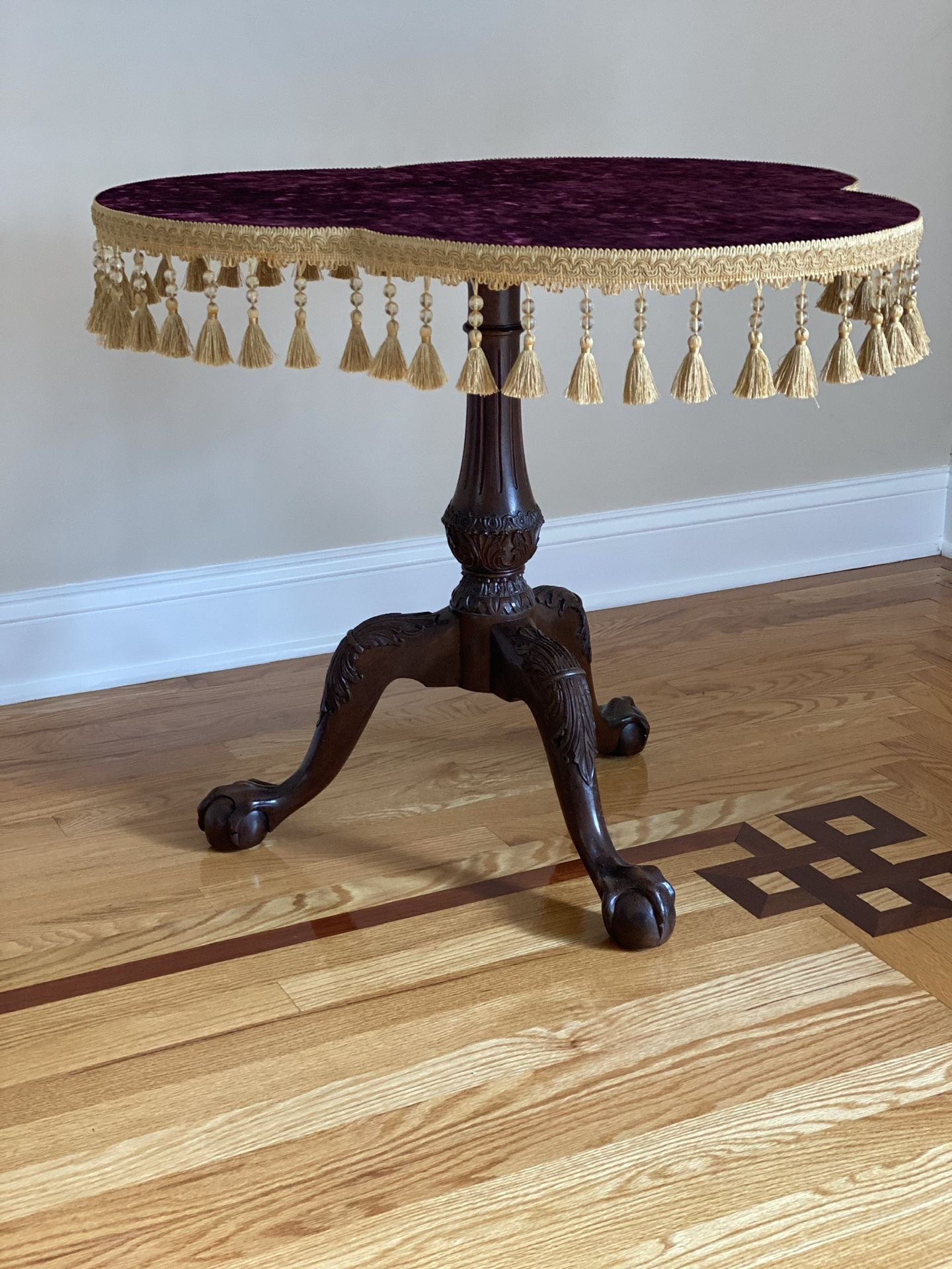 Refurbished antique table