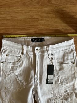 Politics the world is ours men’s jeans 32x34 white