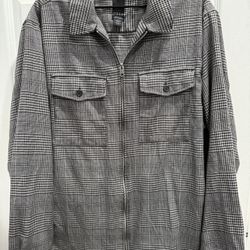 Men Plaid Shacket 