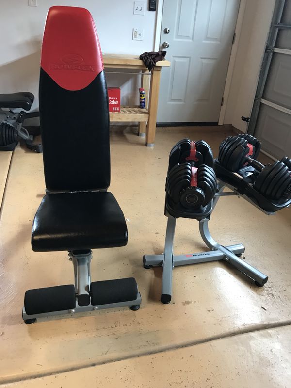 Bowflex Selectech 552 Stand And Bowflex 4 1 Bench For Sale In