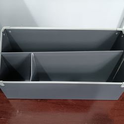 1 PC Grey Party Organizer for Paper, Pens, Sticky Notes, and More!