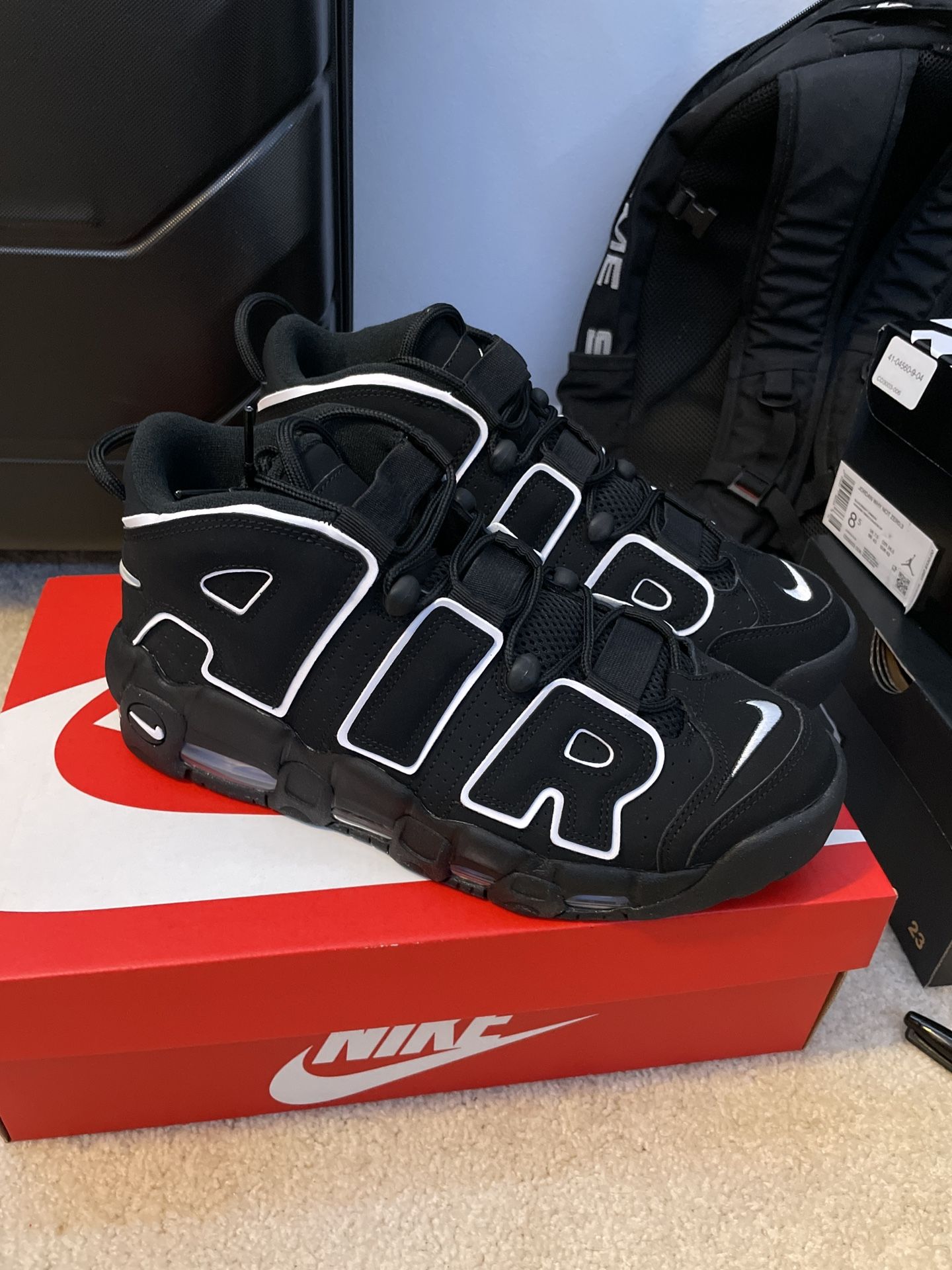 Nike Air More Uptempo Black/White 2020