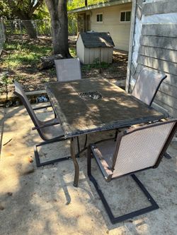 Patio set….