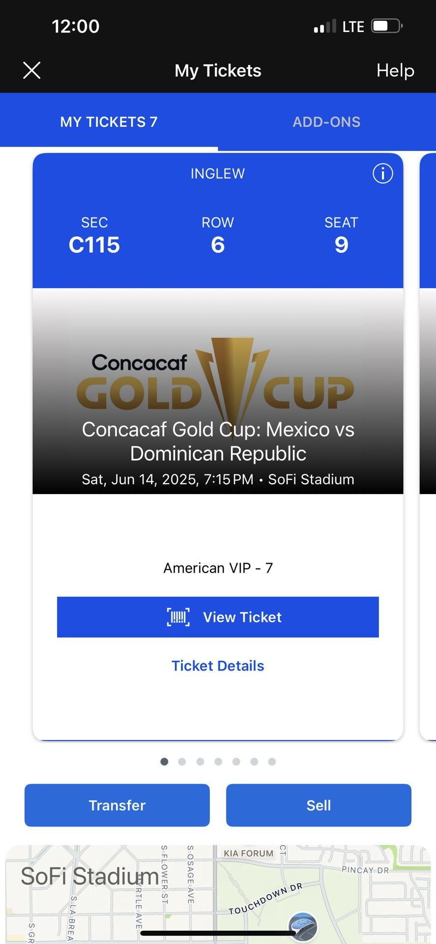 Mexico Vs DR - Gold Cup @ Sofi