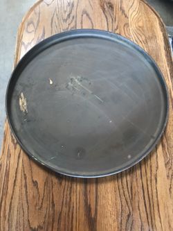 Old copper serving tray