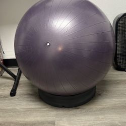 Yoga Ball 65cm & Yoga Ball Base