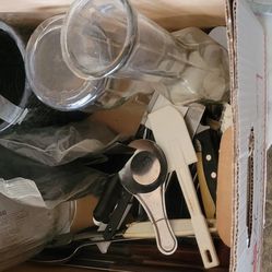 FREE Box Of Vases And Kitchen Ware
