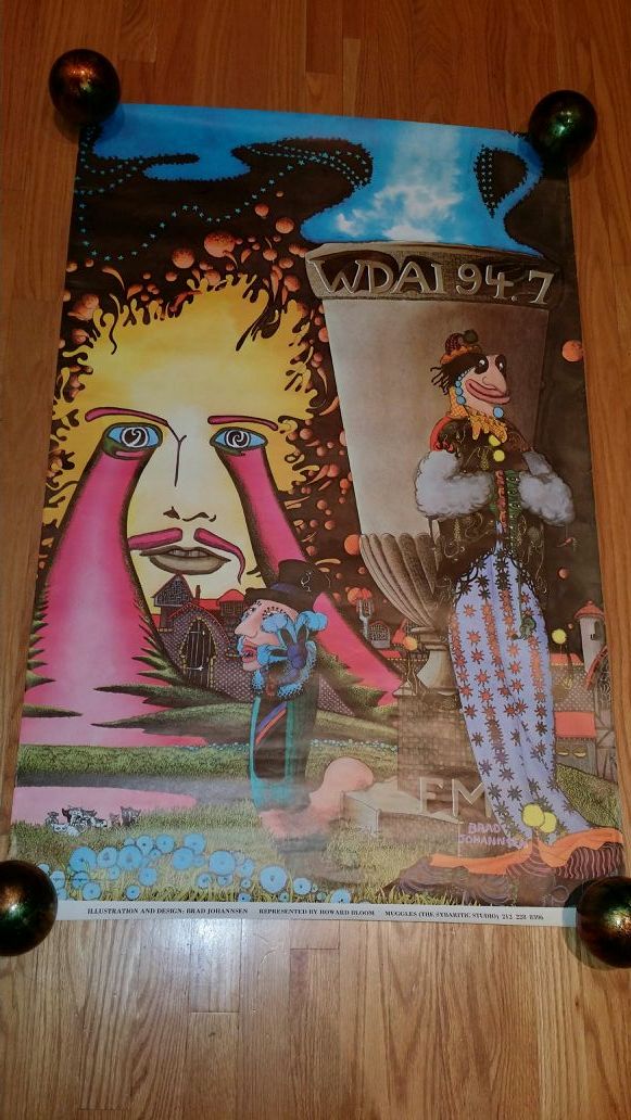BRAD JOHANNSEN 1971 Art Poster for Sale in Chicago, IL OfferUp