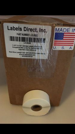 40"Labels Direct DYMO-Compatible Address Labels 40-Roll Case
