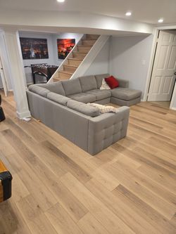 Beautiful Gray Sectional Couch