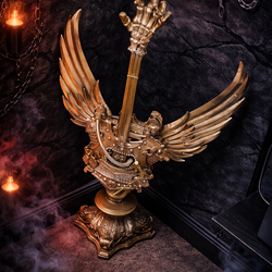 Heavy metal guitar sculpture