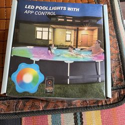 LED Pool Lights App Control 12V RGB Submersible Lanpanzi Open Box
