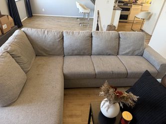 Gray Comfy Sectional Couch