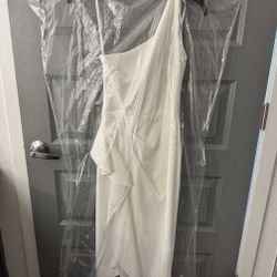 Aqua Brand New White Dress XS