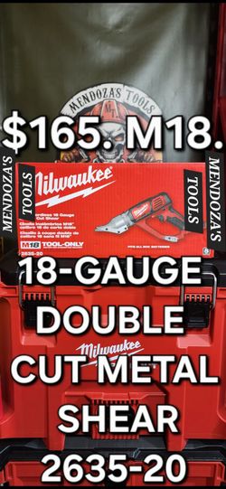 Milwaukee 18-Gauge Double Cut Metal Shear M18