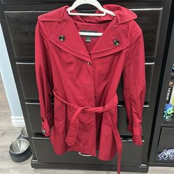 Women’s Red Raincoat
