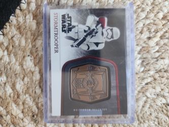 Stormtrooper bronze medalion card