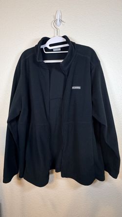 Columbia Black Full Zip Fleece Jacket
