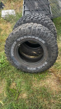 2 Mickey Thompson Baja mtz good tread left $100